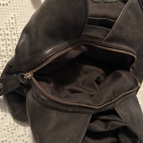Coach Edie Signature Canvas Hobo Shoulder Bag - Picture 15 of 15